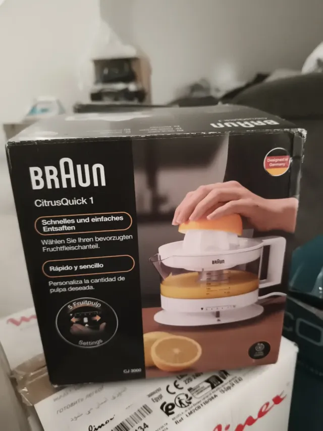 Nuovo spremiagrumi Braun CitrusQuick 1