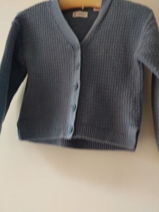 Chaqueta infantil azul pastel talla 4/5 110 cms