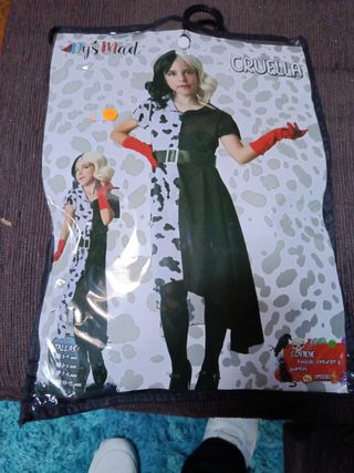 Disfraz Cruella Talla 8/9