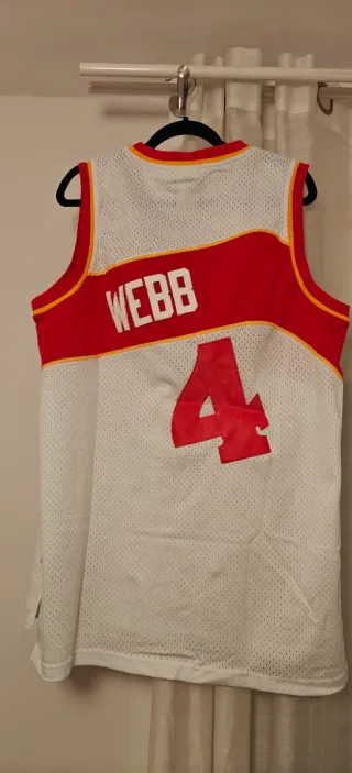 Camiseta Atlanta Hawks Spud Webb #4 Adidas