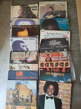 Lote 15 Discos Vinilo Singles Intern. y naciona