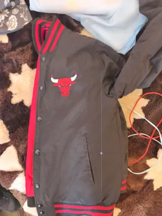 Beisbolera New Era Chicago Bulls Negra Roja