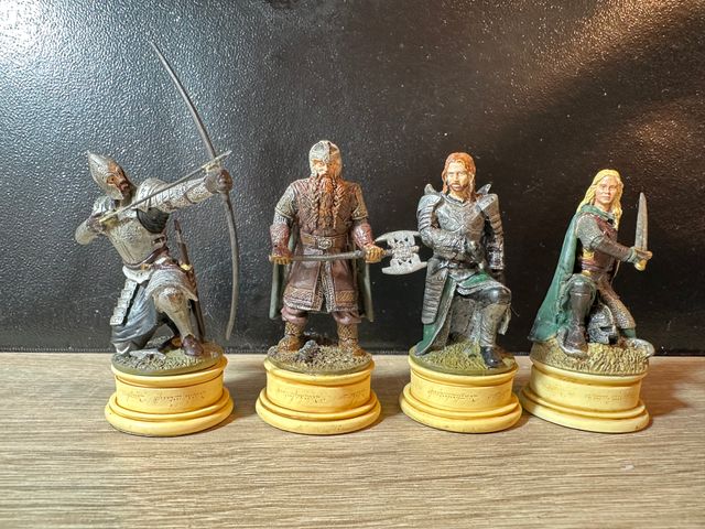 Ajedrez Señor de los Anillos Piezas Plomo