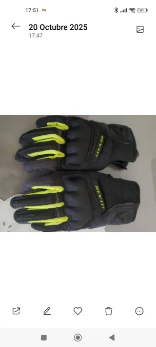 Guantes Revit Talla S MUJER. NEGOCIABLES