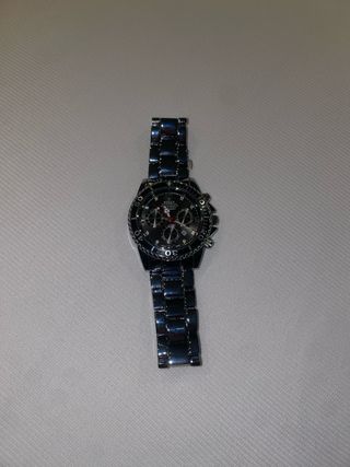 Reloj Rolex Daytona Negro y Plateado