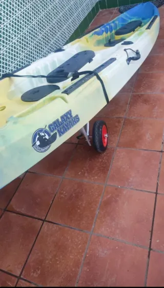 Kayak Galaxy 2 plazas con ruedas y remos