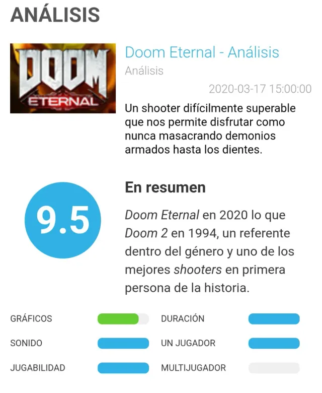Doom Eternal Xbox Series X/S y Xbox One