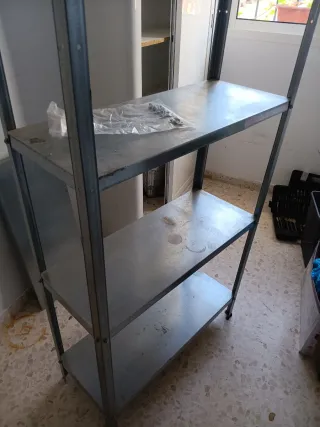 Estantería metálica de chapa 70 ×140 y 29cm de anc