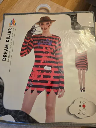 Disfraz Freddy Krueger Mujer Talla M