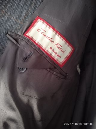 Americana Emidio Tucci Gris Talla 62