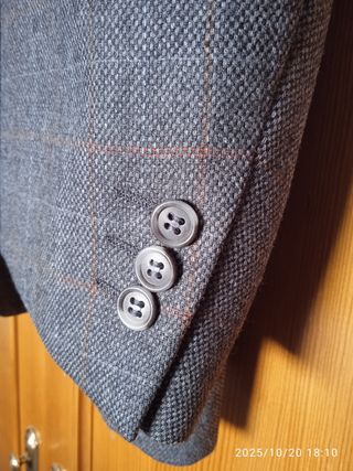 Americana Emidio Tucci Gris Talla 62