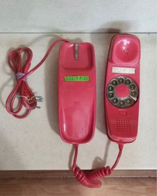Teléfono Góndola Rojo Vintage