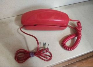 Teléfono Góndola Rojo Vintage