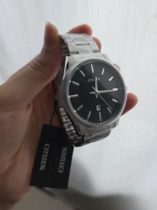 Reloj Citizen Hombre Cuarzo Esfera Negra Acero