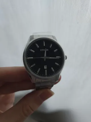 Reloj Citizen Hombre Cuarzo Esfera Negra Acero