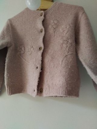 Chaqueta rosa palo niña. Talla 4 años. 104 CMS.