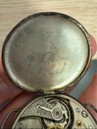 Reloj Omega Vintage Plata ( 1915 ). FUNCIONANDO.