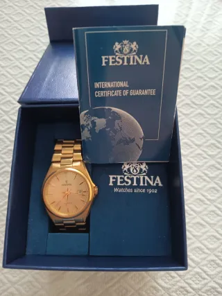 Reloj Festina Dorado Hombre 41mm