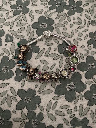 Pulsera Pandora Plata con Charms
