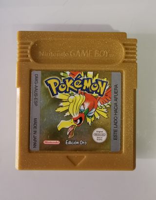 Game Boy Color Transparente + Pokémon Oro + Tetris