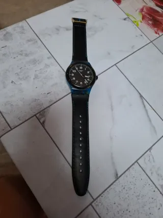 Reloj Swatch Automático Negro/Azul