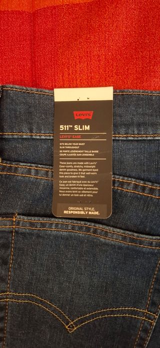 Levi's 511 Hombre Linen Denim light weight