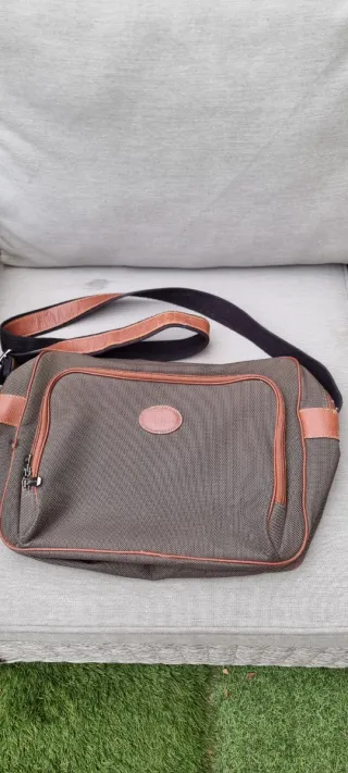 Bandolera Longchamp Marrón y  Verde oliva