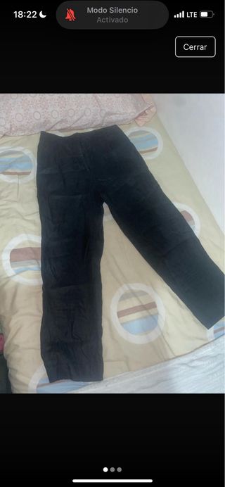 Pantalón de traje Massimo Dutti negro