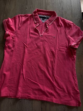 Polo Tommy Hilfiger Rosa Talla XL