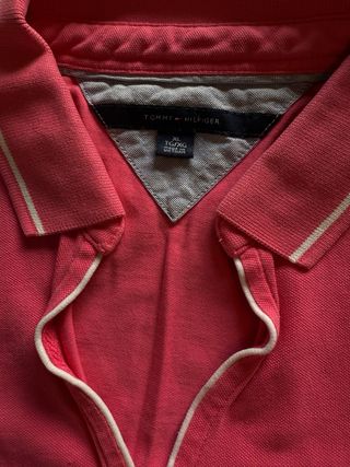 Polo Tommy Hilfiger Rosa Talla XL