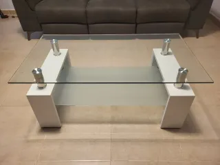 Mesa de centro cristal 