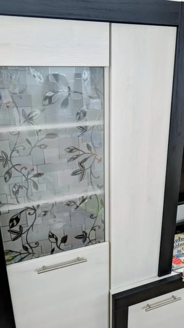 URGE RETIRAR Mueble de salón modular gris y blanco