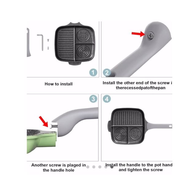 Sartén Cuadrada Antiadherente 9.4