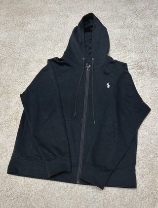 Sudadera Polo Ralph Lauren Negra Cremallera