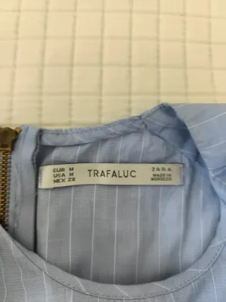 Blusa Zara Trafaluc azul
