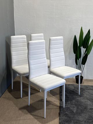 Oferta nuevo Pack 4 sillas blancas