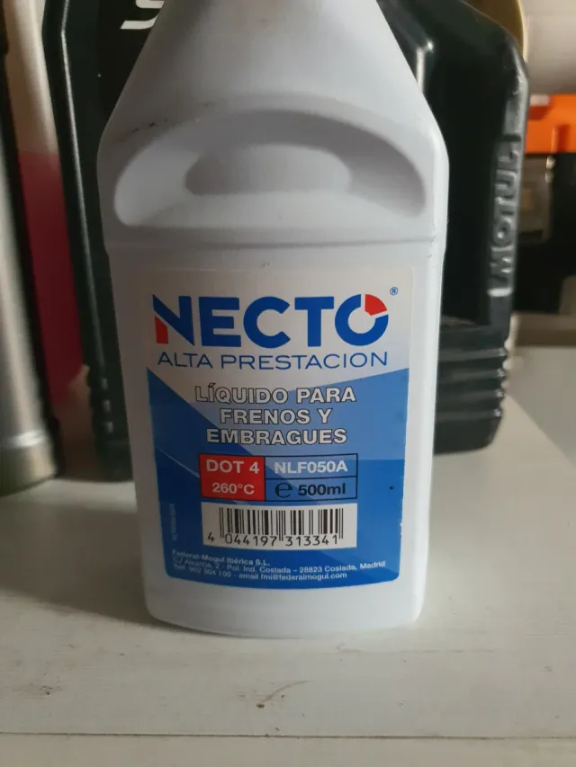 Líquido Frenos y Embragues NECTO DOT 4