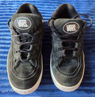 Zapatillas Vans Piel Negra en muy buen estado
