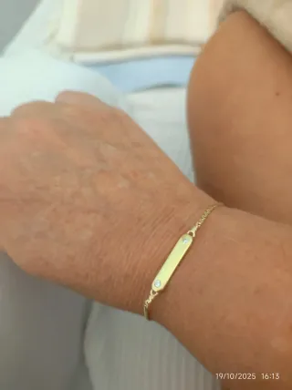 Pulsera esclava oro 18 kt 
