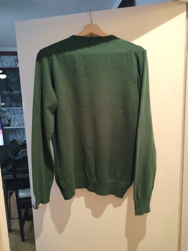 Jersey Navideño Reno Hombre Verde