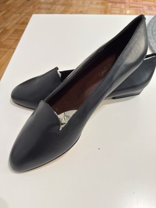 Zapatos de piel negros