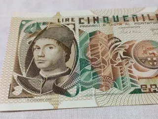 Banconota 5000 Lire Antonello da Messina FDS