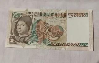 Banconota 5000 Lire Antonello da Messina FDS