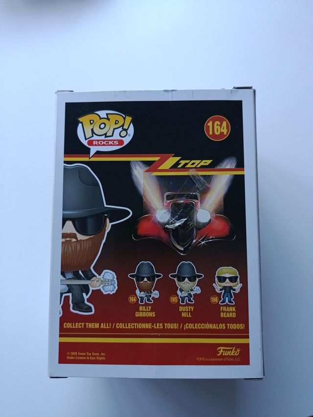 Funko Pop! Billy Gibbons ZZ Top 164 Flocked