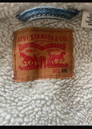 Chaqueta Levi's Sherpa Azul