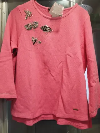 Jersey señora con abalorios