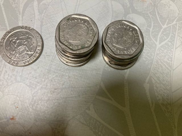 Monedas 200 Pesetas 1986-87-96