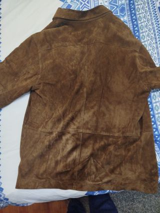 Chaqueta de Ante Caballero Marrón