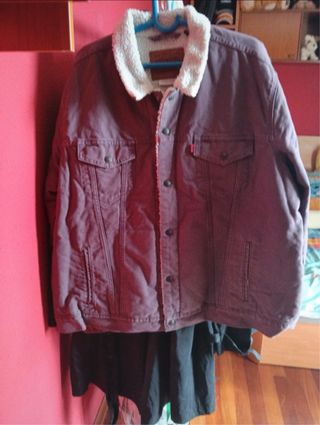 Chaqueta Levi's Sherpa Huckleberry Morada