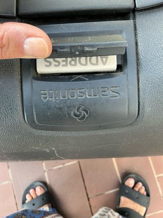 Maleta de viaje Samsonite negra